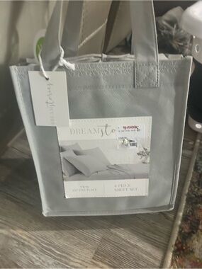 Dream Towels Gray 4-Piece Twin Sheet Set